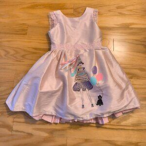 Little Loaves & Fishes, (EUC) Make a Wish Party Dress, Girls Size 7